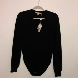 Michael Kors 100% Cashmere Bodysuit
